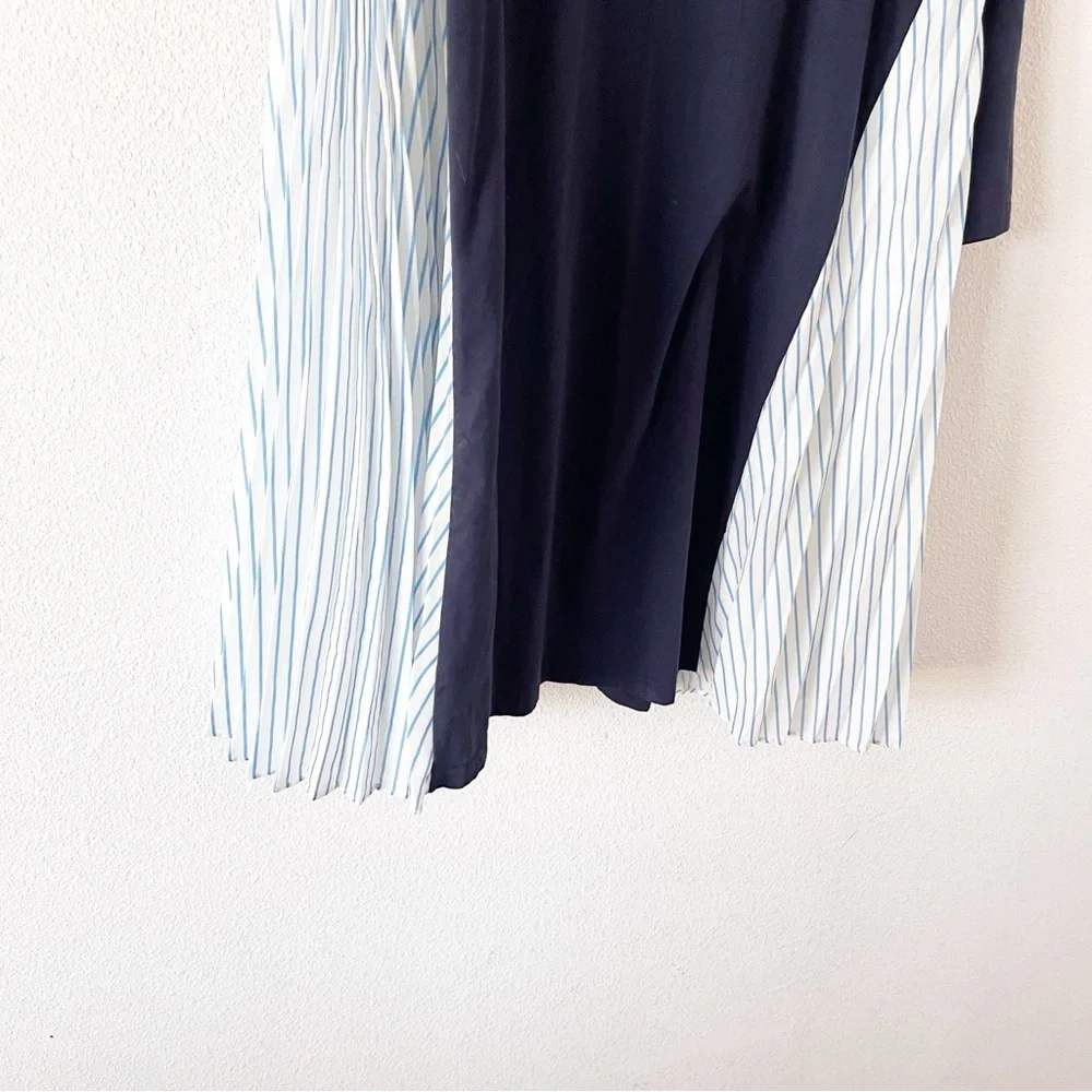 Tuckernuck Pomander Place Devon Blue Swing Mini Dress Nautical Stripe Knit